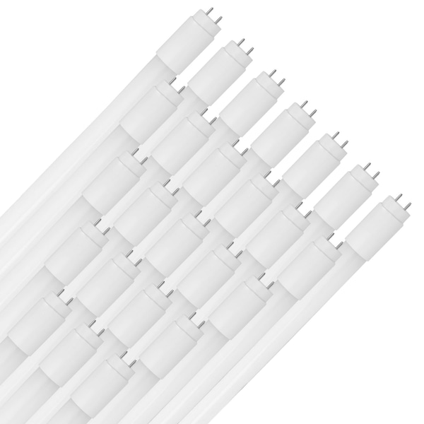 Sunlite 4FT LED Type A+B 18W G13 Base Single or Double-Ended Ballast 6500K T8 Glass Tube Light Bulb, 25PK 88040-SU - main